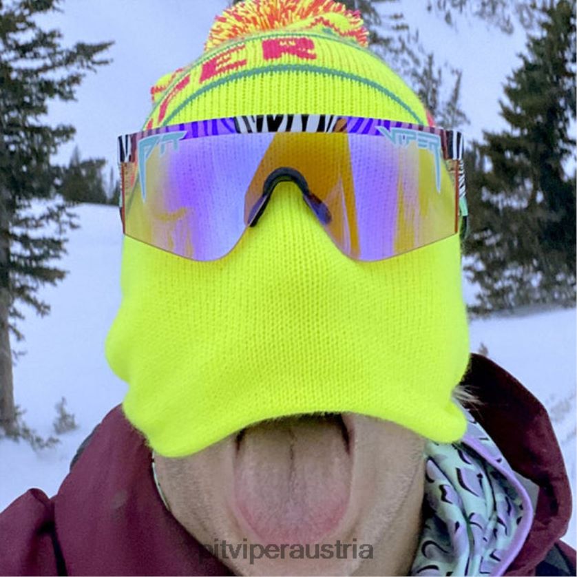 grubenotter österreich Bommelmütze Neon 046XX0230