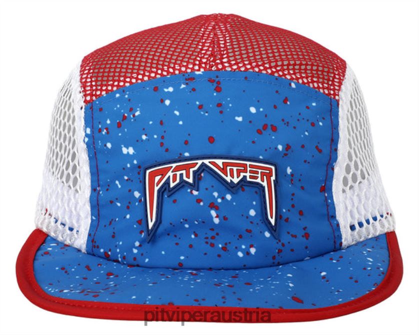 grubenotter österreich Super-Mesh-Mütze mit blauem Band 046XX0181