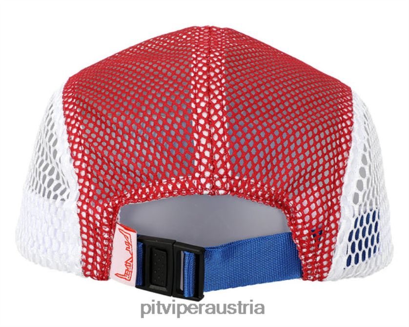 grubenotter österreich Super-Mesh-Mütze mit blauem Band 046XX0181