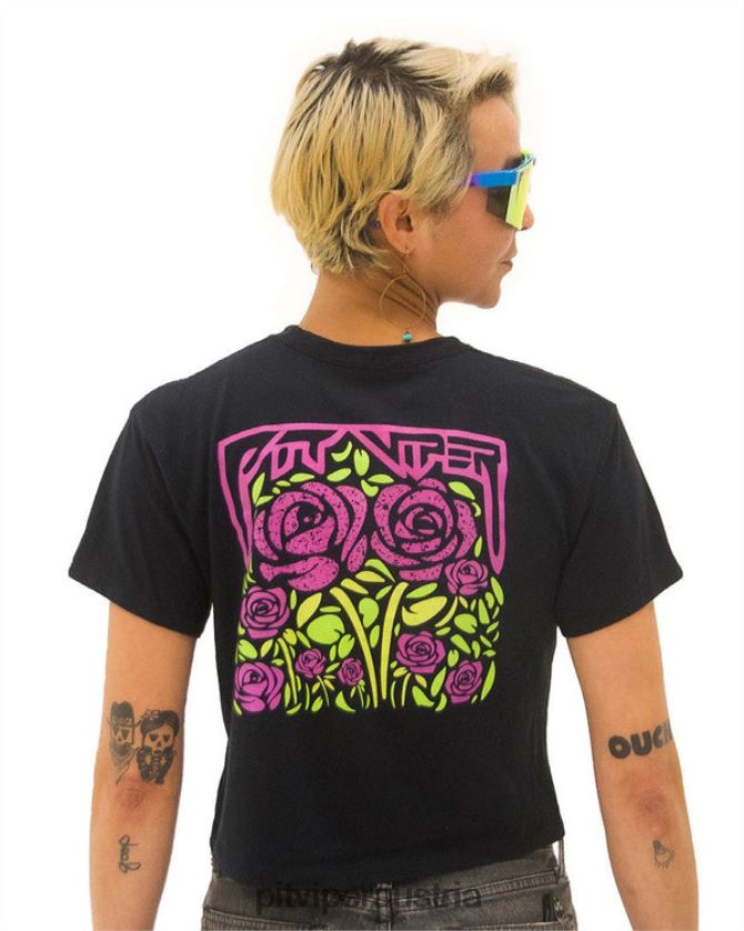 grubenotter österreich Kuss von einem rosa Crop-T-Shirt 046XX0171