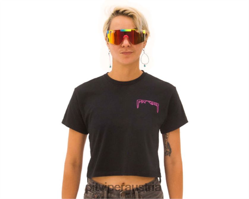 grubenotter österreich Kuss von einem rosa Crop-T-Shirt 046XX0171