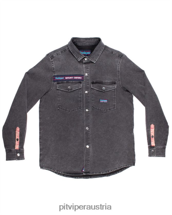 grubenotter österreich Sport-Denim-Sportshirt 046XX0166