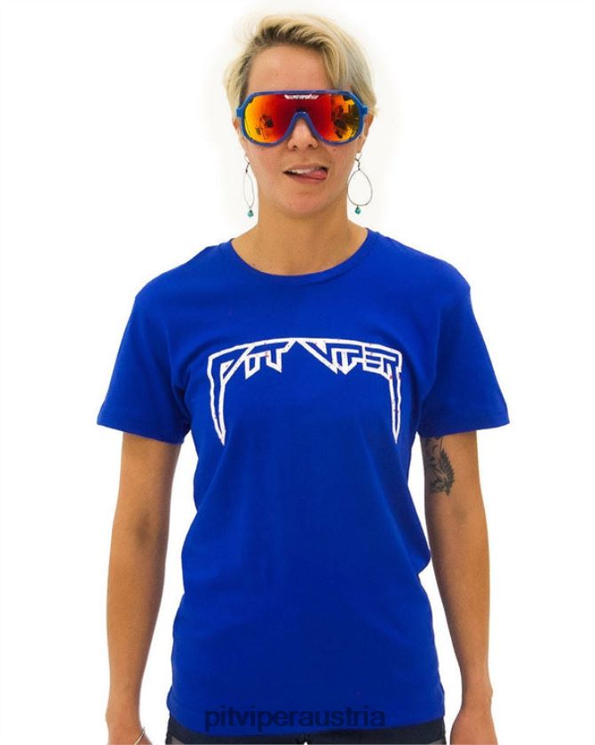 grubenotter österreich T-Shirt mit blauem Band 046XX0170