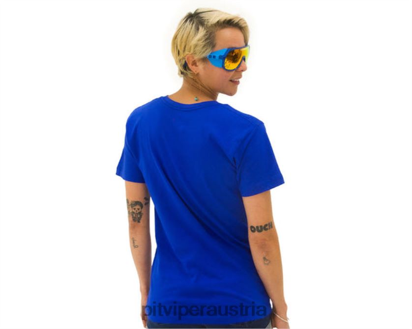 grubenotter österreich T-Shirt mit blauem Band 046XX0170