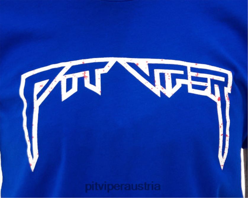 grubenotter österreich T-Shirt mit blauem Band 046XX0170